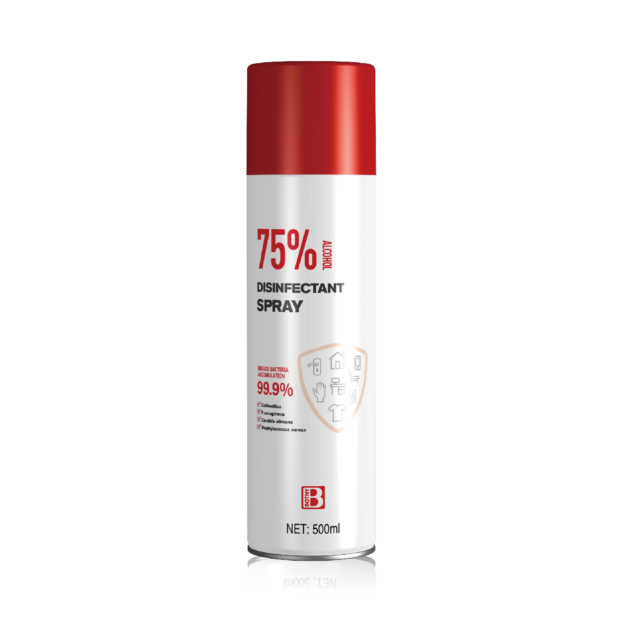 保賜利牌75%酒精消毒噴霧劑 500ML